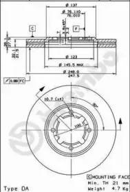Тормозной диск BREMBO купить