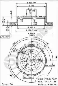 Тормозной диск BREMBO купить