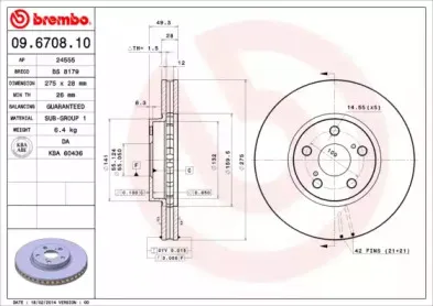 Тормозной диск BREMBO купить