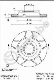 Тормозной диск BREMBO купить