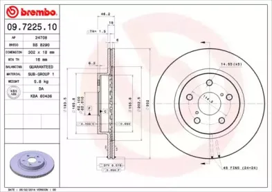 Тормозной диск BREMBO купить