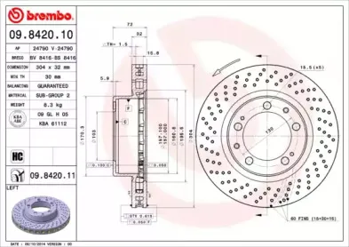 Тормозной диск BREMBO купить