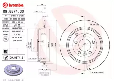 Тормозной диск BREMBO купить