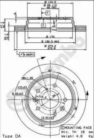 Тормозной диск BREMBO купить