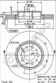 Тормозной диск BREMBO купить