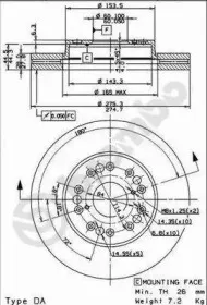Тормозной диск BREMBO купить