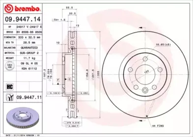 Тормозной диск BREMBO купить