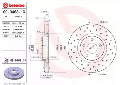 Тормозной диск BREMBO купить
