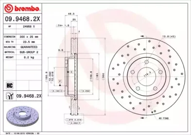 Тормозной диск BREMBO купить