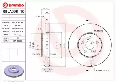 Тормозной диск BREMBO купить