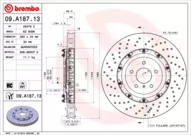 Тормозной диск BREMBO купить