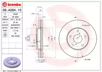 Тормозной диск BREMBO купить