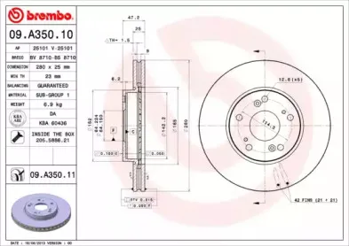 Тормозной диск BREMBO купить