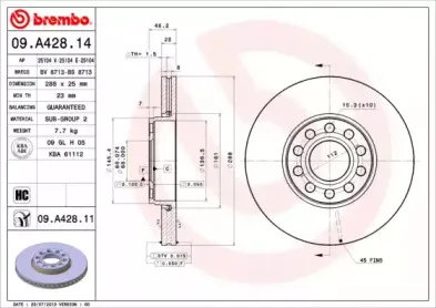 Тормозной диск BREMBO купить