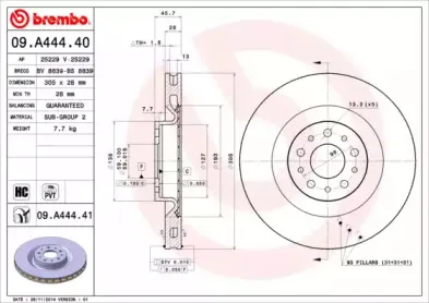 Тормозной диск BREMBO купить