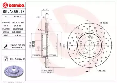 Тормозной диск BREMBO купить