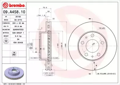 Тормозной диск BREMBO купить