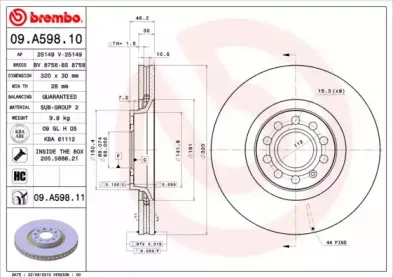 Тормозной диск BREMBO купить