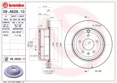 Тормозной диск BREMBO купить