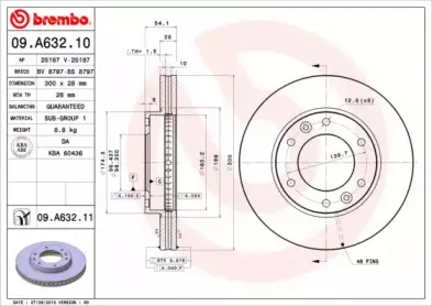 Тормозной диск BREMBO купить