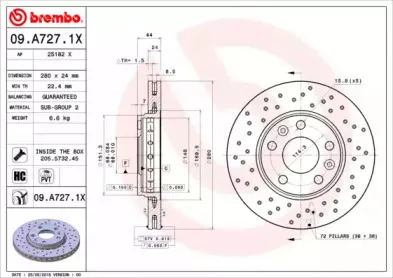 Тормозной диск BREMBO купить