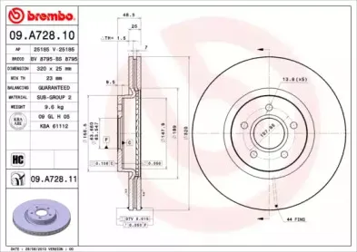 Тормозной диск BREMBO купить