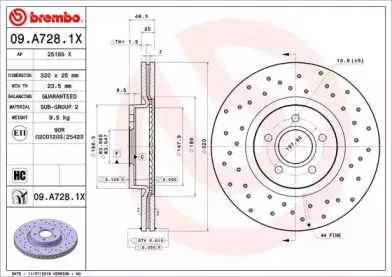Тормозной диск BREMBO купить