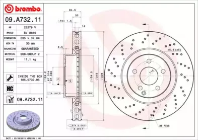 Тормозной диск BREMBO купить