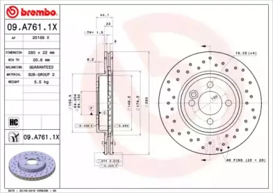 Тормозной диск BREMBO купить