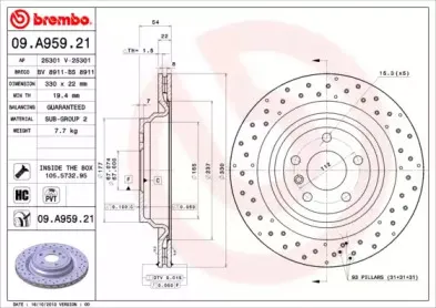 Тормозной диск BREMBO купить