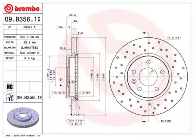 Тормозной диск BREMBO купить