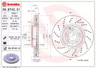 Тормозной диск BREMBO купить