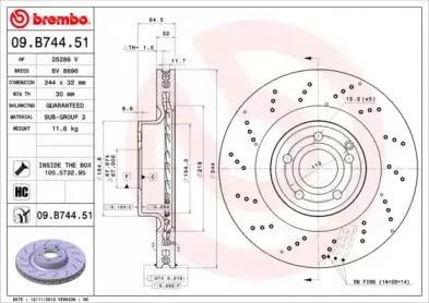 Тормозной диск BREMBO купить