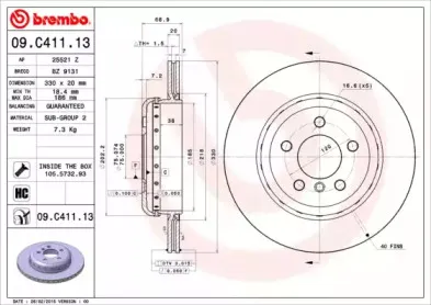 Тормозной диск BREMBO купить