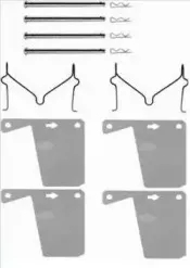 Комплектующие, колодки дискового тормоза BREMBO купить