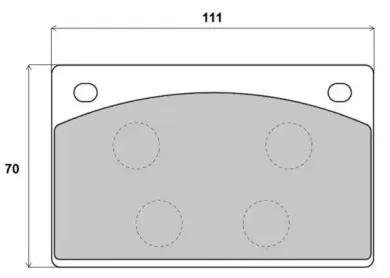 Комплект тормозных колодок, дисковый тормоз BREMBO купить