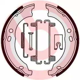 Комплект тормозных колодок, стояночная тормозная система BREMBO купить