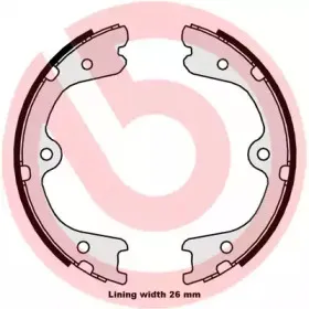 Комплект тормозных колодок, стояночная тормозная система BREMBO купить