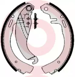 Комплект тормозных колодок BREMBO купить