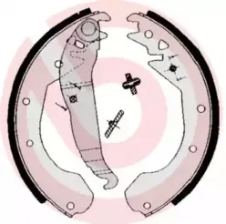 Комплект тормозных колодок BREMBO купить