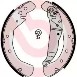 Колодки гальмівні барабанні (комплект 4 шт) BREMBO купить