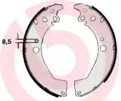 Комплект тормозных колодок BREMBO купить
