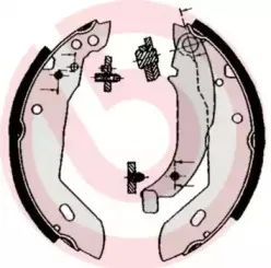 Комплект тормозных колодок BREMBO купить