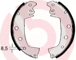 Комплект тормозных колодок BREMBO купить