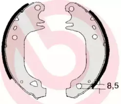 Комплект тормозных колодок BREMBO купить