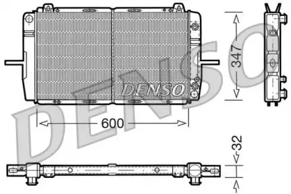Радиатор, охлаждение двигателя DENSO купить