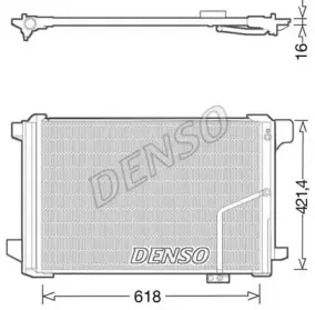Конденсатор, кондиционер DENSO купить