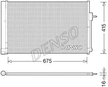 Конденсатор, кондиционер DENSO купить