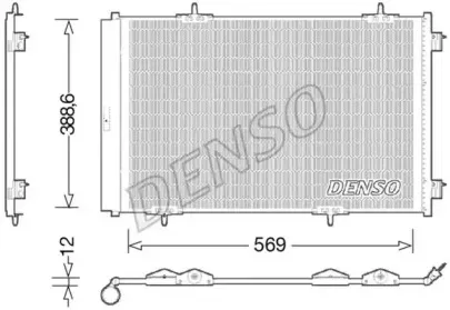 Конденсатор, кондиционер DENSO купить