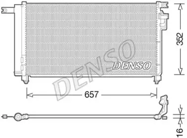 Конденсатор, кондиционер DENSO купить